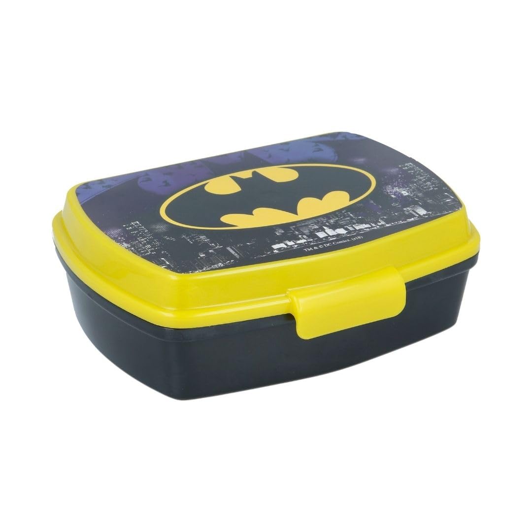 Lunch Box Batman Per Bambini - Scatola Portapranzo 17x14x5.6 Cm, Ermetica E Resistente - Foto 7