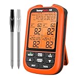 ThermoPro TempSpike 1000FT Wireless Meat Thermometer Digital with 2 Upgraded Ultra-Thin Probe, Smoker Thermometer Wireless for Oven/Rotisserie/Sous Vide/Stove/BBQ Grill Thermometer
