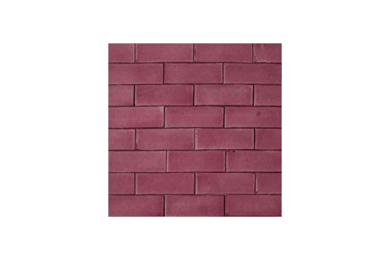 Cerames Azulejos de mosaico rosa de color sólido Rosa C - mosaico de cerámica mexicana Talavera, México Azulejos para cocina, baño, ducha, pared posterior de la cocina Un paquete de 35 rubor azulejos