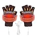 iwobi Mitaines Chauffantes USB pour Hommes et Femmes Mitaines (Café)