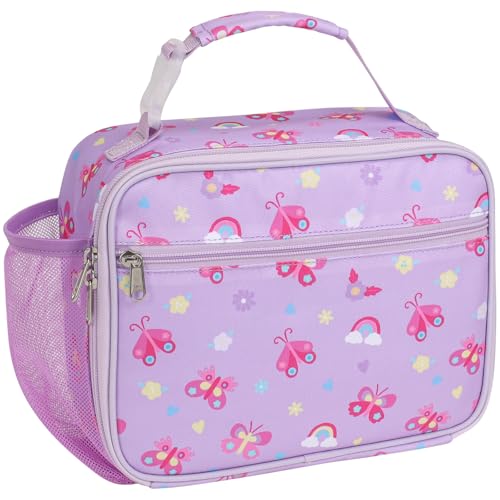 Bagseri Kids Lunch Bag Girls - Thermal Insulated Lunch Box Tote with Water Bottle Holder, Reusable Leak-Proof Kids Lunch Box for Daycare & School,...