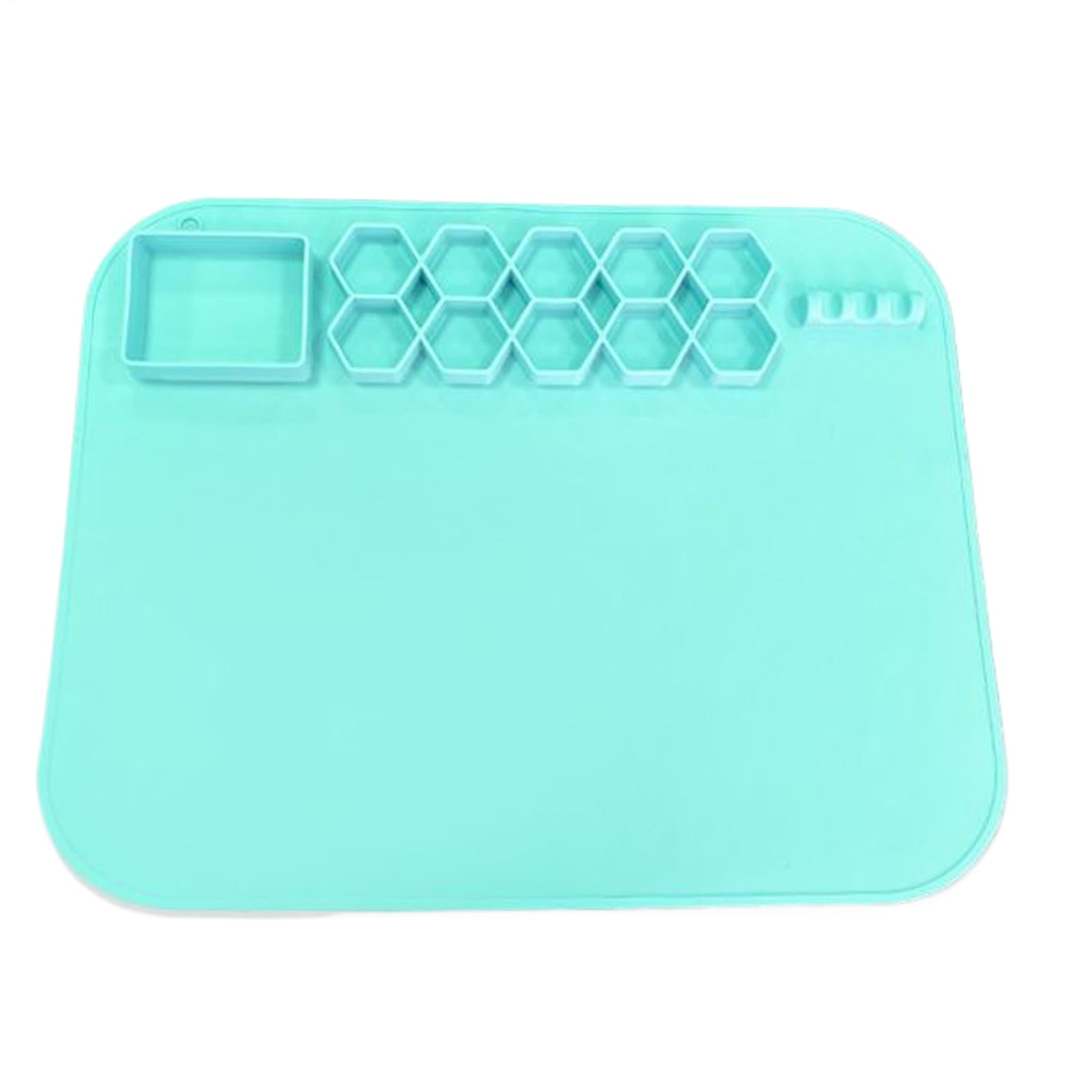 Paleta de pintura para mostrador y alfombrilla de silicona infantil para manualidades