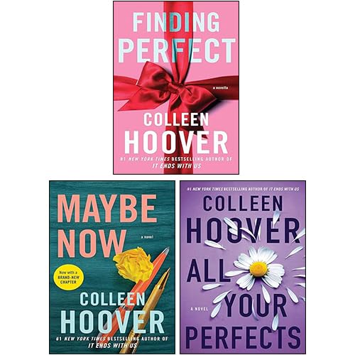 Colleen Hoover 3 Books Collection Set (Maybe Now, Finding Perfect, All your Perfects)