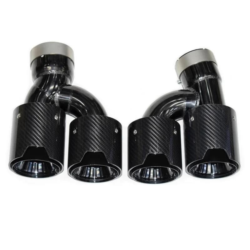Modification échappement BMW G30 G31 passer au look quadruple tête carbone