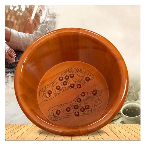 Bañera de madera maciza para pies y spa de pies miniatura 2