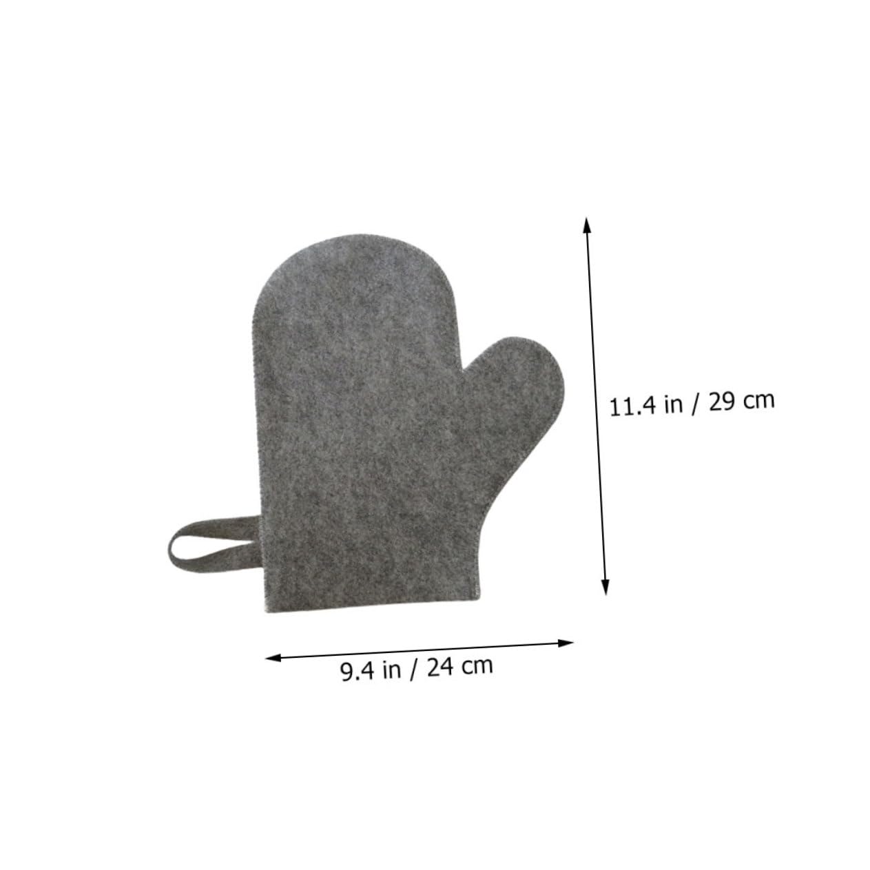 balacoo 4pcs Sauna Gloves Bathing Felt Mittens Supple Felt Gloves Exfoliating Gloves Bathing Rubbing Mitt Spa Felt Gloves Sauna Supplies Comfortable Bathing Gloves Bath Gloves Sauna Mitten