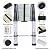 10.5FT Telescoping Ladder Aluminum Telescopic Extension Ladder One Button Retraction Portable Multi-Purpose Ladder Lightweight Collapsible Ladder Folding Ladder for Outdoor Indoor, 330lbs Capacity