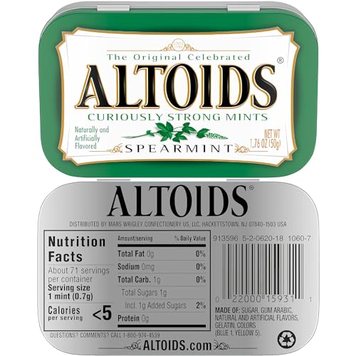 Mighty Merchandise Altoids Curiously Strong Spearmint Breath Mints thumb #1