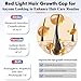 Red Light Hair Growth Cap, Upgrade Red & Blue Light Therapy for Hair Regrowth Cap for Men and Women, LED Shows Control, Safe & No Side-Effect