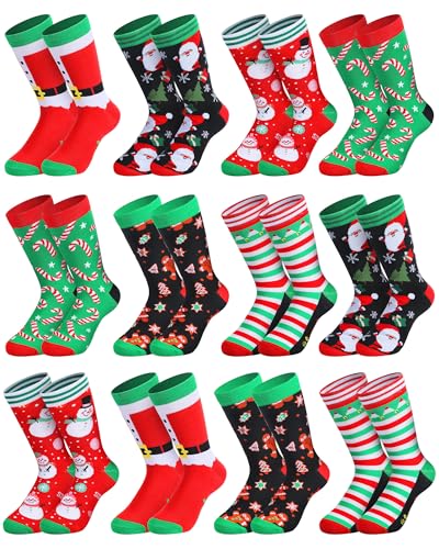 Chaussettes de Noël en coton de qualité supérieure avec finitions soignées en lot