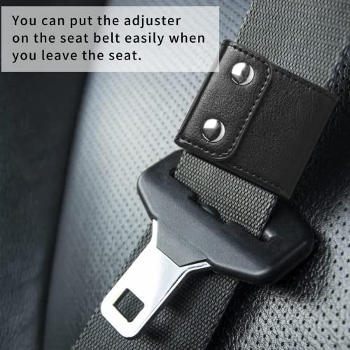 Sicherheitsgurt Positionierer - 2 Stück Auto Sicherheitsgurt Versteller, Universal Autogurt Halsschutz Sicherheitsgurt Clips für Alle Fahrzeugtypen Geeignet
