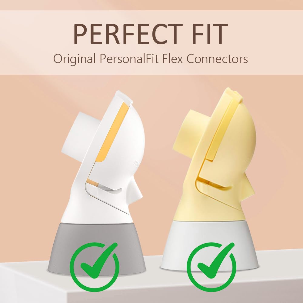 PumpMom-us Membrane compatibili con parti della pompa Medela, membrana in silicone per connettori PersonalFit Flex Membrane di ricambio, Pump in Style MaxFlow, Swing Maxi e Freestyle Flex Parts
