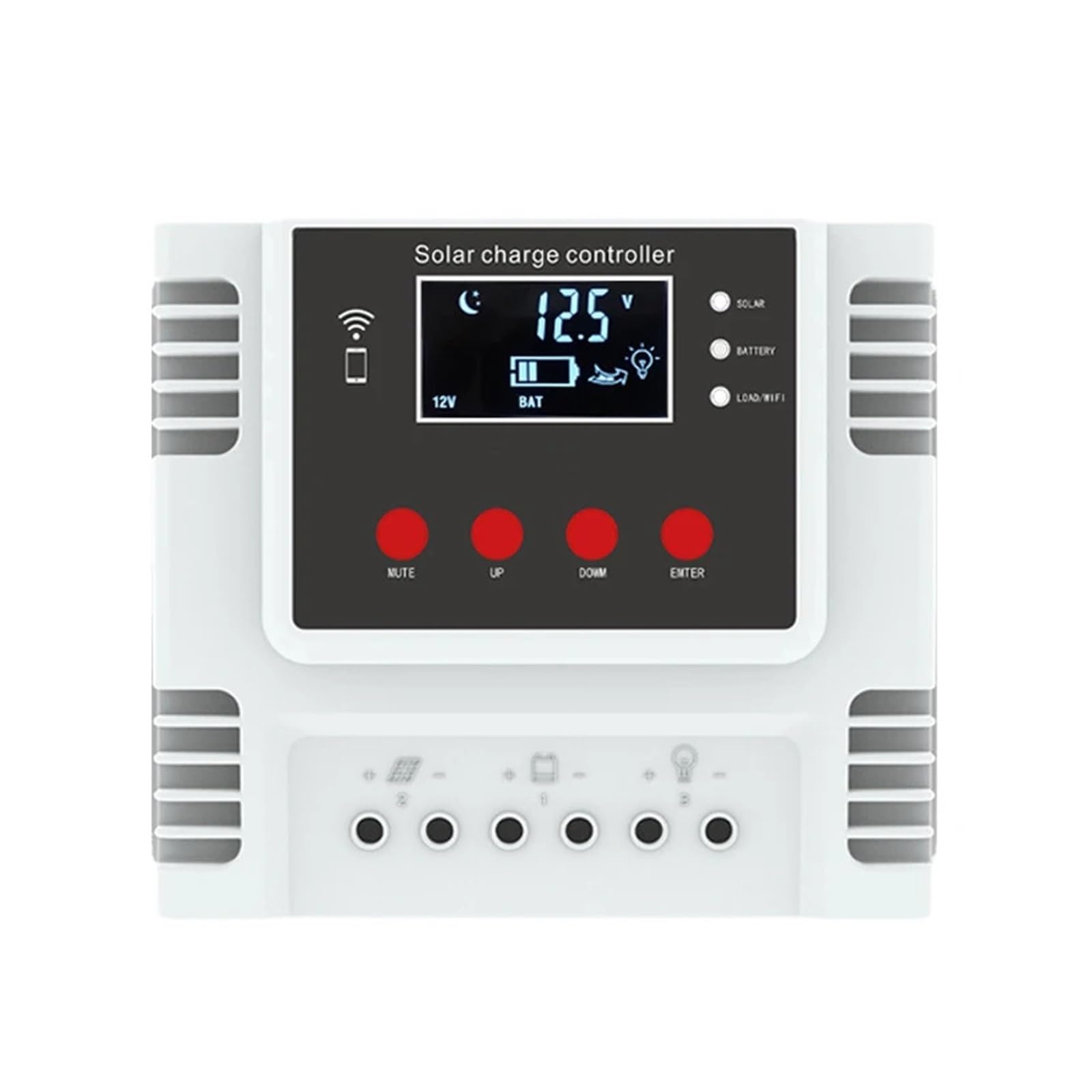 Regolatore di Carica Pannello Solare, Solare Battery10a-60a Regolatore di Carica Solare Supporto Controllo App Adatto for 12v 24v 48v(40A)