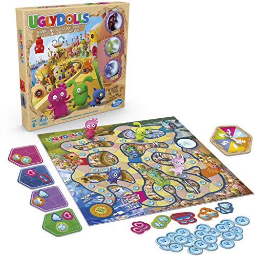 Hasbro Gaming Uglydolls: Adventures in Uglyville Board Game for Kids Ages 6 & Up