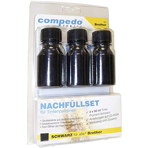 Preisvergleich Produktbild Compedo Refill Set Brother MREFILL03 sw