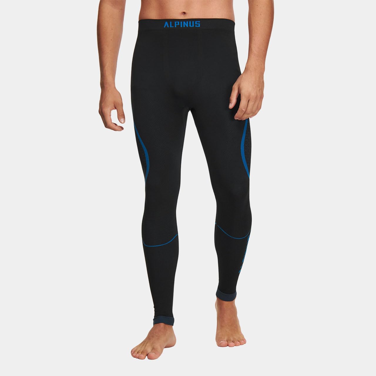 Alpinus - Thermounterwäsche Herren Set Lillehammer, Funktionsunterwäsche Schnelltrocknend, Thermo Unterwäsche mit Belüftungszonen, Thermowäsche, Funktionswäsche, Thermal Underwear