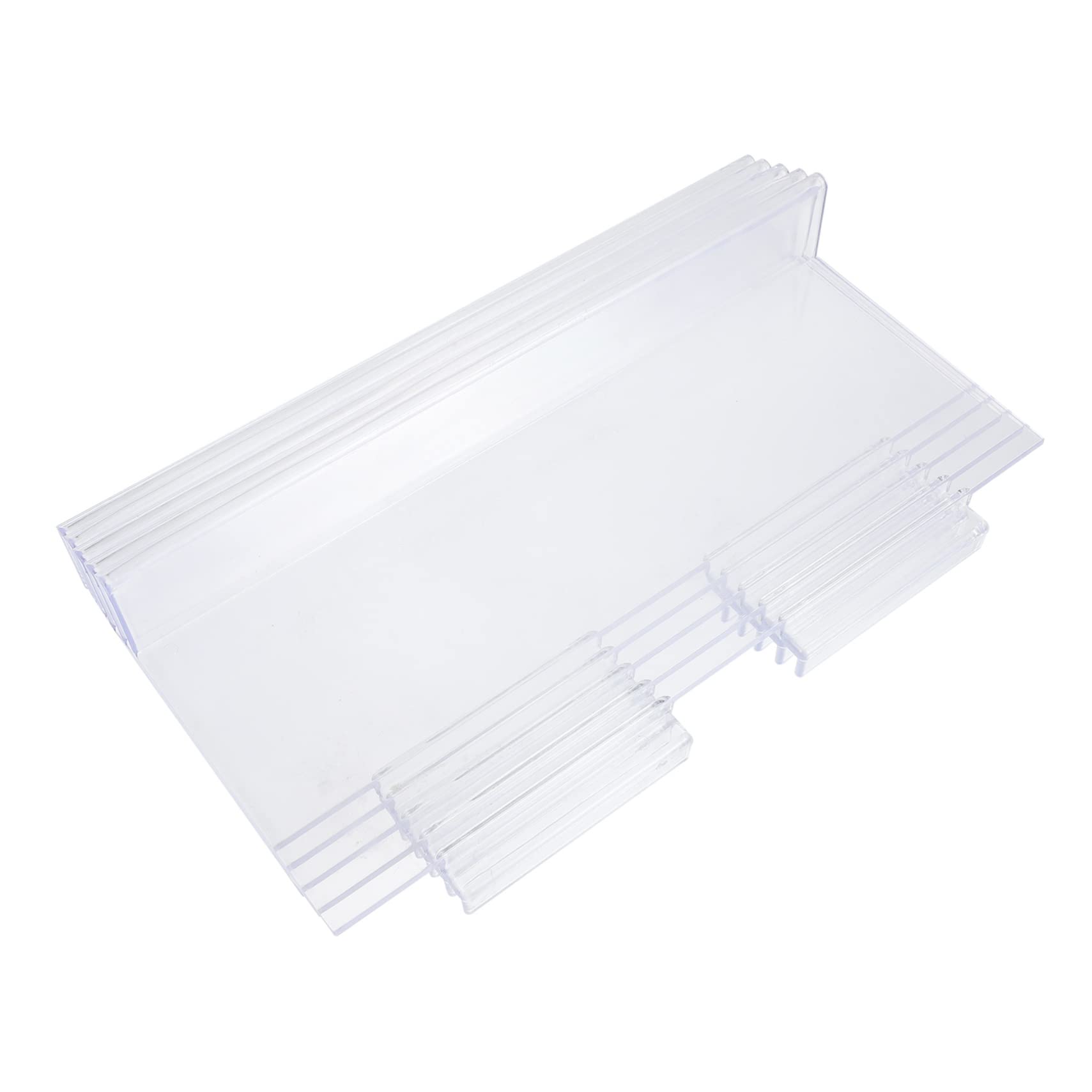 Cabilock Plastic Shoe Display Stands 5 Pack Easy to Install Sandal Display Rack for Mall Supermarket