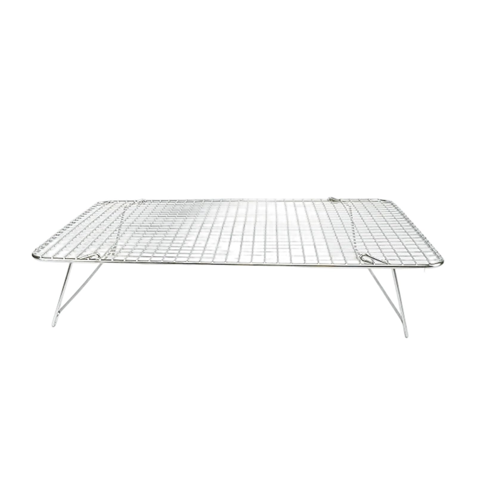 Limtula Kitchen 3 Section Cooling Rack for Cakes Breads Constructed From Rust Proof Stainless Steel with Foldable Design Space Saving Baking Rack