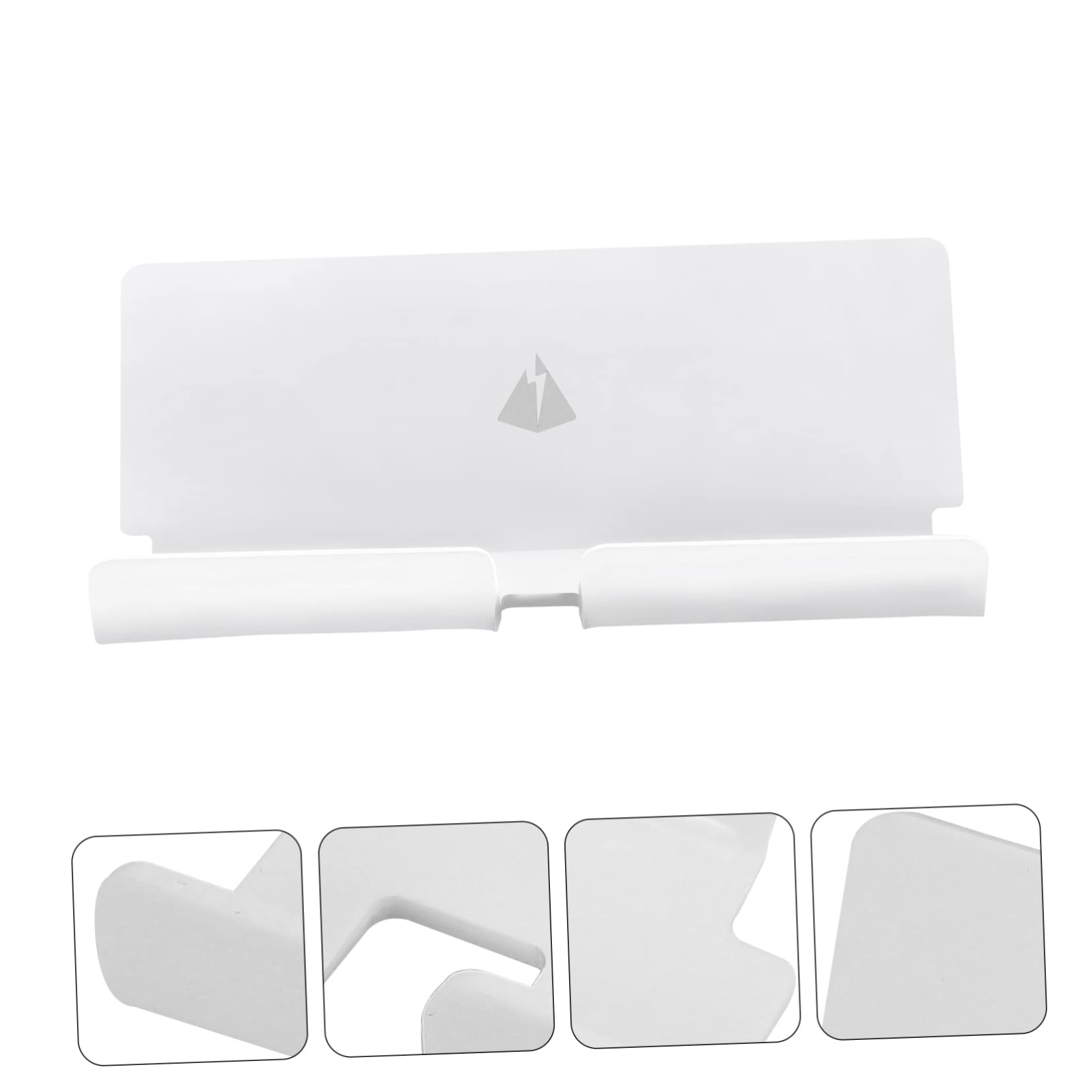 OSALADI 2pezzi Supporto Telefonico Da Muro Acrilico Senza Foratura Per Cucina e Bagno Supporto Per Smartphone e Tablet Facile Installazione e Ricarica Resistente e Durevole