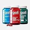 3 Bottles of Goli Favorites Bundle: Ashwagandha KSM-66, Apple Cider Vinegar, Matcha Mind Supplements with Cognizin, Vitamins D2 and B12