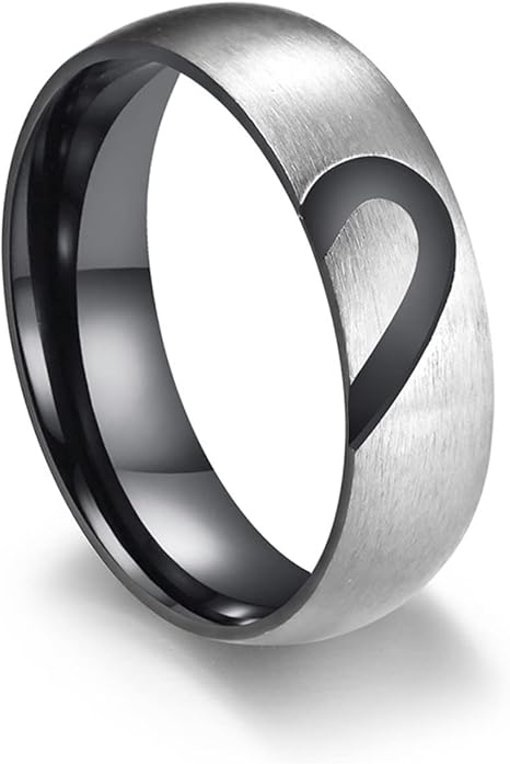 Amazon Co Jp カップルのための約束リング あなたを愛し 彼と彼女のハーフハートリングの慰めの慰め B His 5 ジュエリー Amazon Co Jp カップルのための約束リング あなたを愛し 彼と彼女のハーフハートリングの慰めの慰め B His 5 ジュエリー