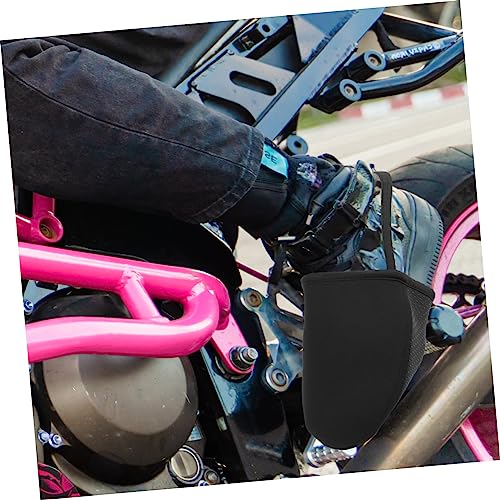 Cubierta protectora para calzado y protector de palanca de cambios para motocicleta BESPORTBLE, diseño moderno, negro, talla XL miniatura 6