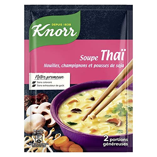 Knorr - 69G Sopa Tailandesa - Lot De 4 - Precio Por Lote - Entrega Rápida