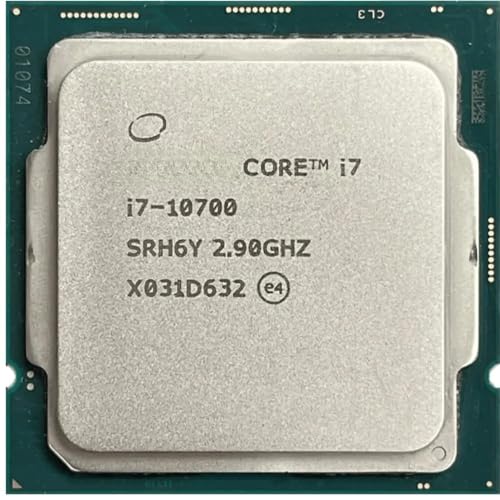 Image of Core i7 10th Generation 10700 2.90 GHz Upto 4.80 GHz LGA 1200 Socket 8 Cores 16 Threads 16 MB Smart Cache Desktop Processor (Comes with Thermal Paste).
