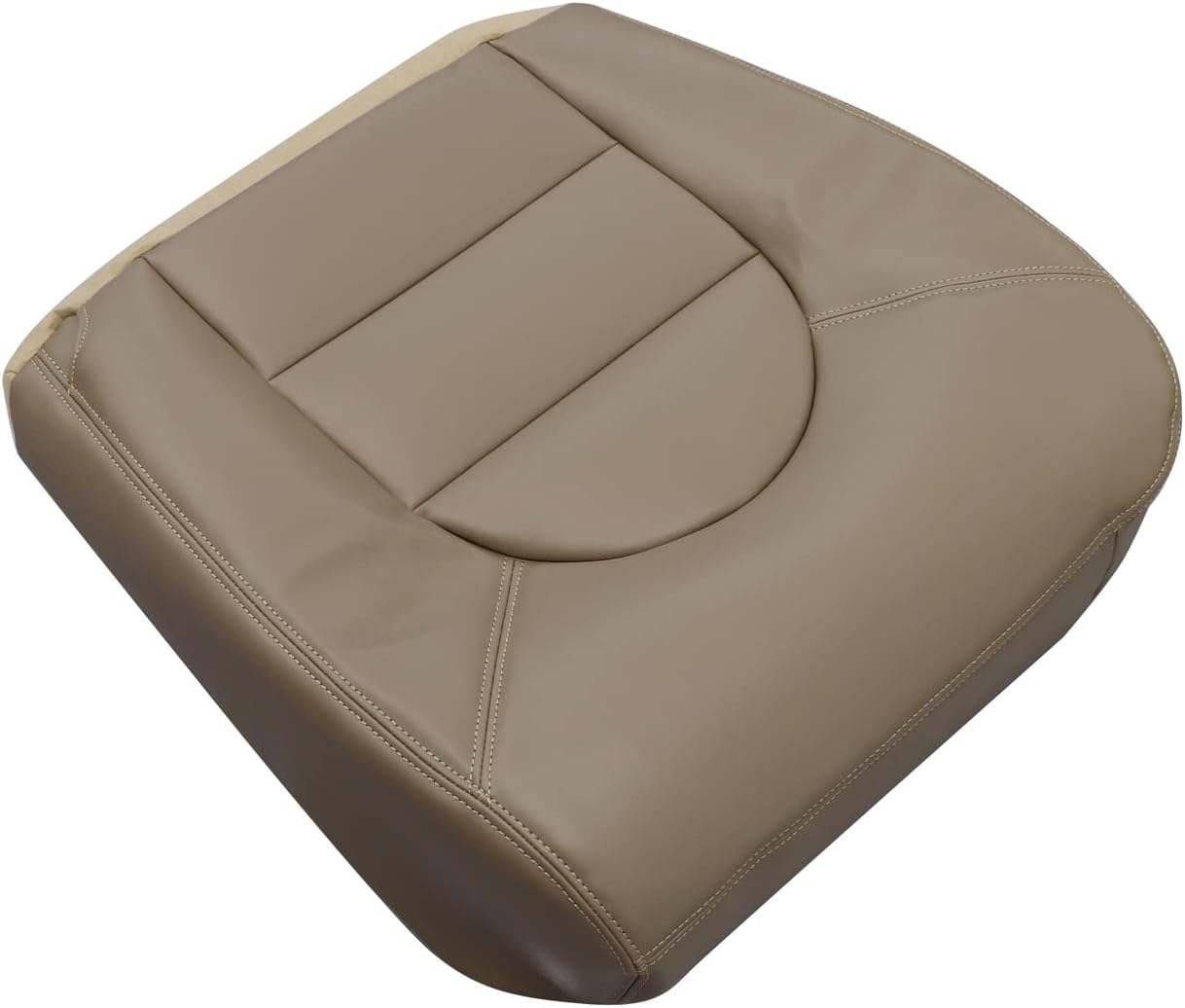 Priprilod Leather Tan Driver Side Bottom Replacement Seat Covers