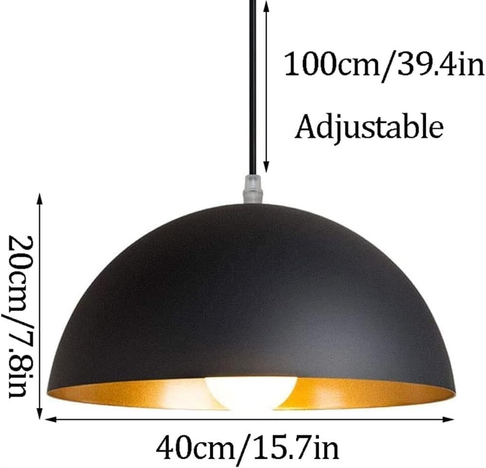 Nordic Retro metalowa lampa wisząca z pojedynczą głowicą wpuszczaną obudową z mocną podstawą E27 abażur biblioteka stolik nocny dekoracja KTV lampa wisząca