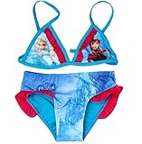 Angenehm zu Tragen Frozen Bikini Die Eiskönigin Anna und ELSA Völlig Unverfroren (104-110, Bikini; Blau-Fuchsia)