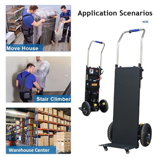 Carretilla eléctrica para escaleras 1500 W 881 lb cap. miniatura 7