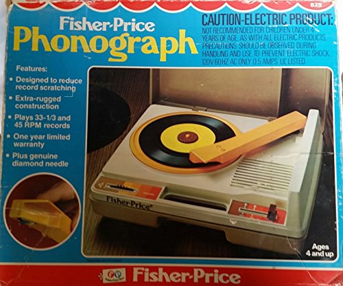 VINTAGE Fisher Price Electric Record Player Phonograph -- as shown