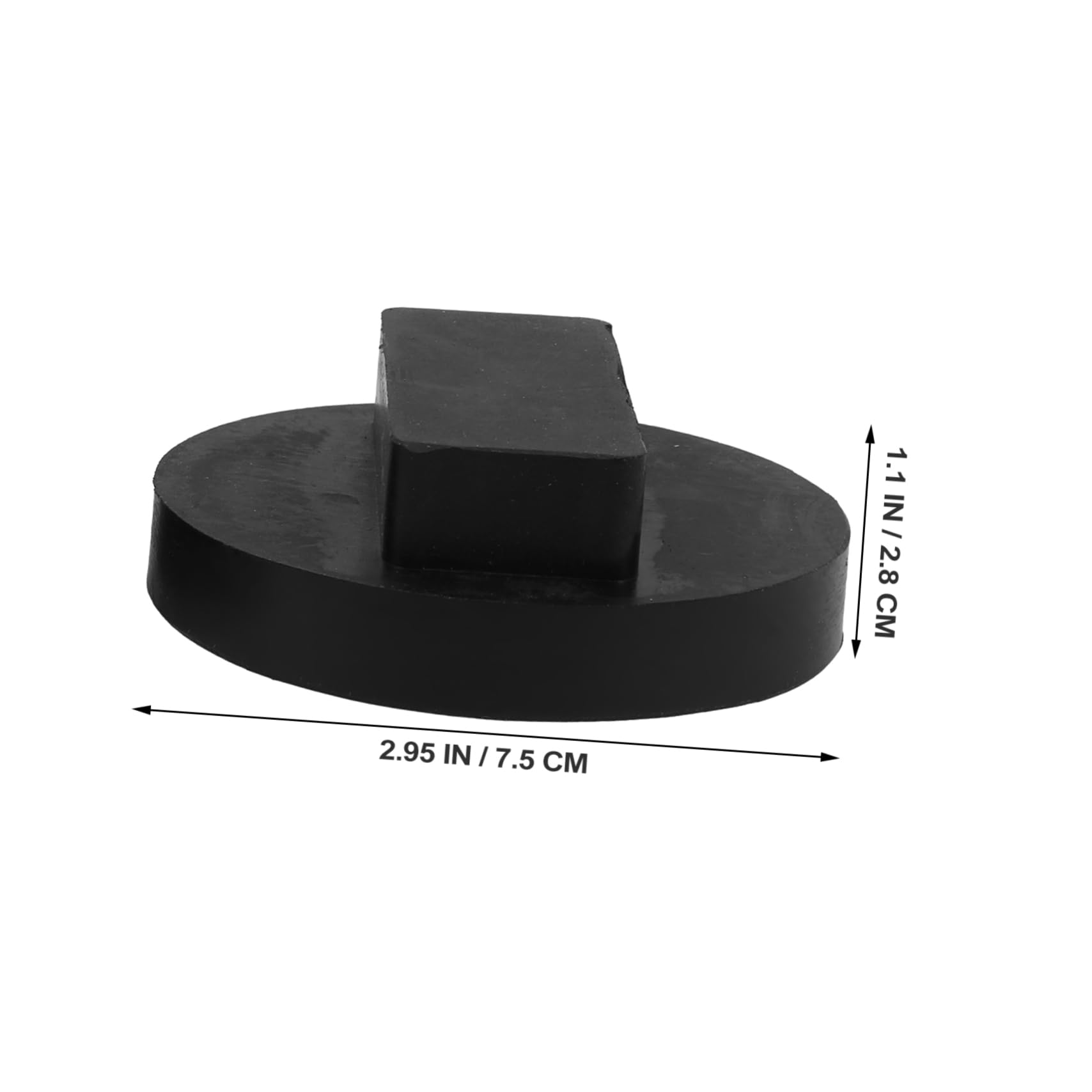 MUCKLILY 2pcs Jack Rubber Pad Jack Pads for Floor Jack Car Jack Pad Adapter Floor Jack Adapter Jack Rubber Support Pad Rubber Jack Pad Car Lift Point Pad Floor Jack Extension Adapter Black