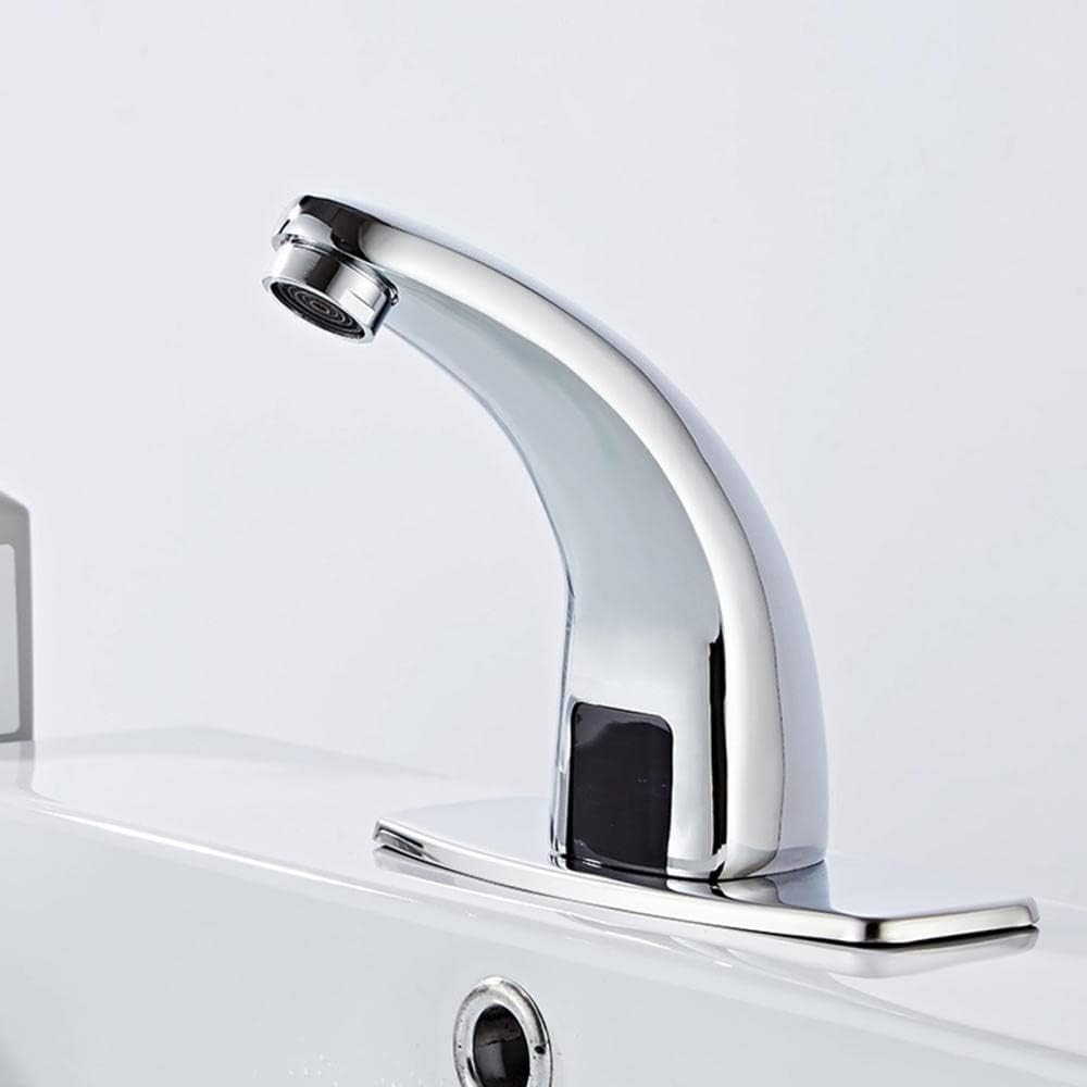 Grifo con sensor automático y control de agua fría y caliente