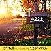 ASSURED SIGNS 3 Inch REFLECTIVE Mailbox Numbers for Outside - 5 Complete Sets 0-9 Numbers - Self Adhesive Vinyl Stickers for Mailbox - Weatherproof White Address Number Decals