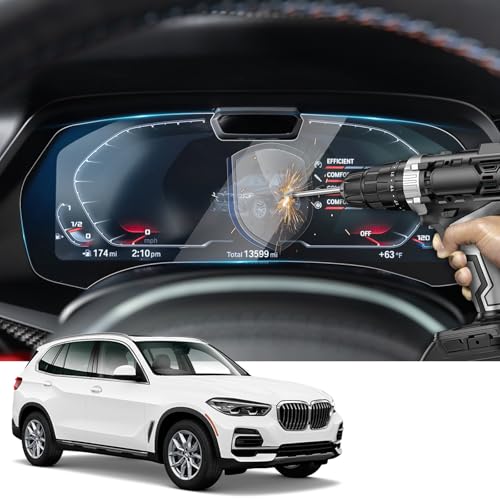 Protecteur d'écran pour 2019 X5 G05 SUV YEE PIN film en verre 12.3 pouces