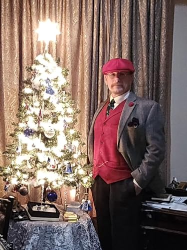 Men's Tweed Vest Retro Herringbone Tweed Wool Vests Casual Waistcoats Business Single Breasted Slim Fit Vest2