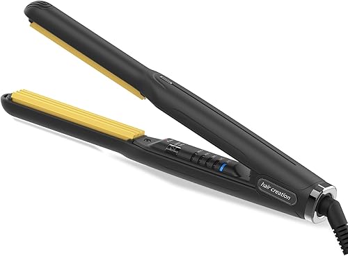 Keragard Engarzadora de pelo, placas de 12 pulgada de ancho para cabello fino y fino, plancha de cerámica con calentamiento rápido de 15 segundos y