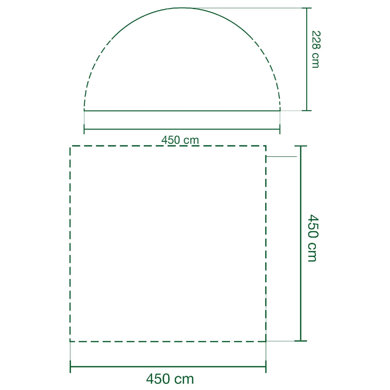 Coleman Tonnelle Pro XL 4,5 x 4,5 m pour Festivals, Jardin et Camping, poteaux en Acier Robuste, Grande Tente d'événement avec Protection Solaire SPF 50+