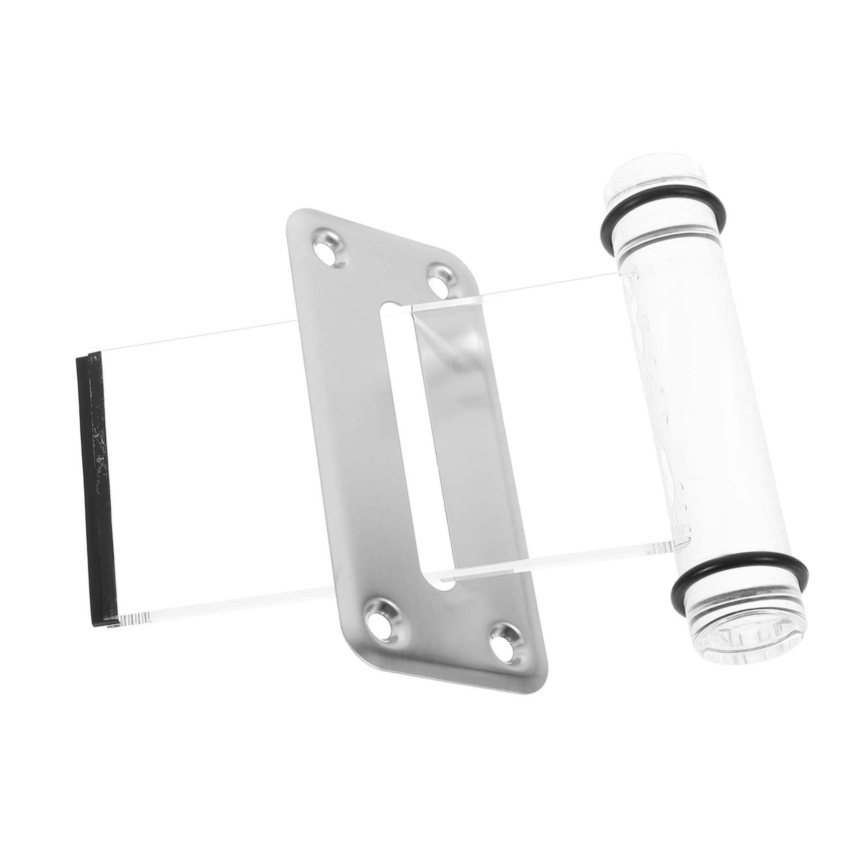 Alipis 1set Slot Money Storage Jar Stainless Steel Slot Acrylic Tip Box for Poker Table Accessories Easy to Use Cash for Collecting Chips and