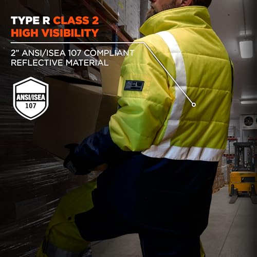 Ergodyne Class 2 Insulated Hi-vis Freezer Jacket4