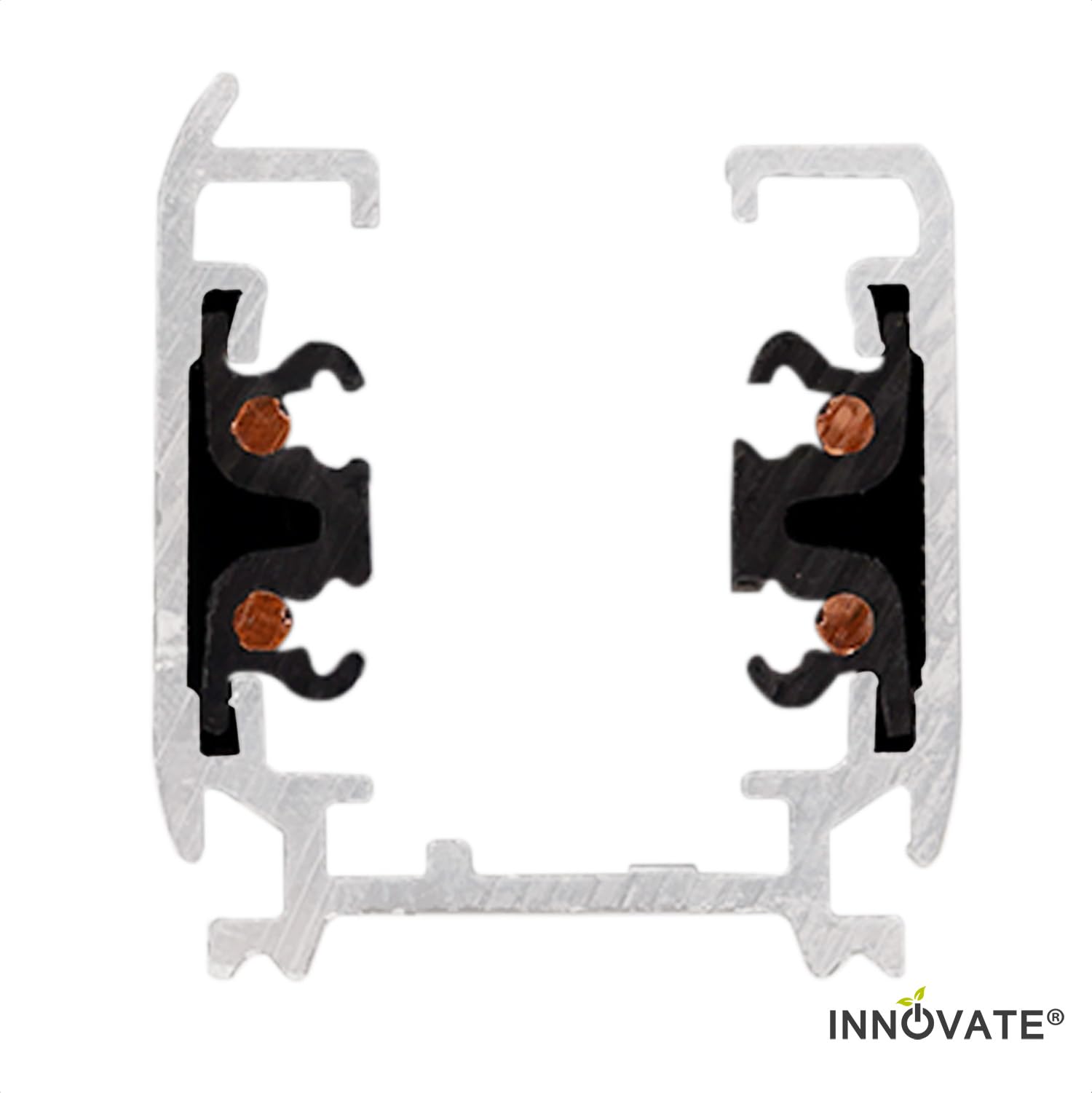 INNOVATE Binario Faretti soffitto orientabili 2M Trifase 3 Fasi [2000 x 36 x 33 mm] Illuminazione per interni I Binario LED soffitto I Portalampada GU10 Erco, Eutrac, Nordic Aluminum, Zumtobel