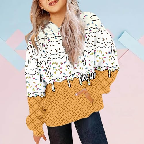 Sweat à capuche fille confortable pour adolescente active 11-12 ans - 2