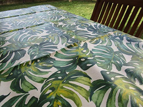 Tovaglia Rettangolare in Cotone Plastificato