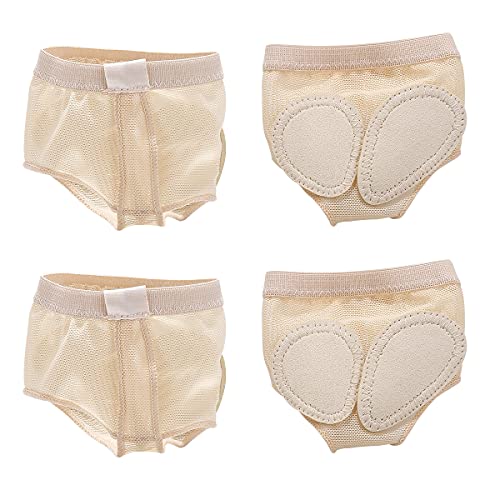Dance Paws Pad Foot Thongs [2 Pairs] - Lyrical Dance Shoes, Ballet Paws with Nylon Bag2