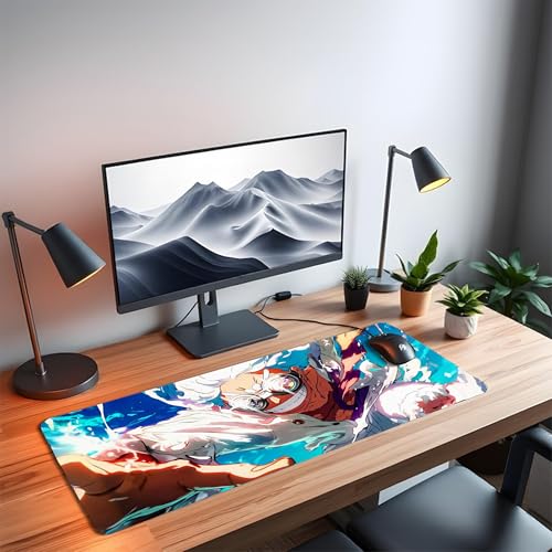 Image of Gaming Mouse Pad XL Extended Large | with Non-Slip Rubber Base, Waterproof & Durable Desk Mat for, Office & Students | Laptop & PC Pad | 60x30cm