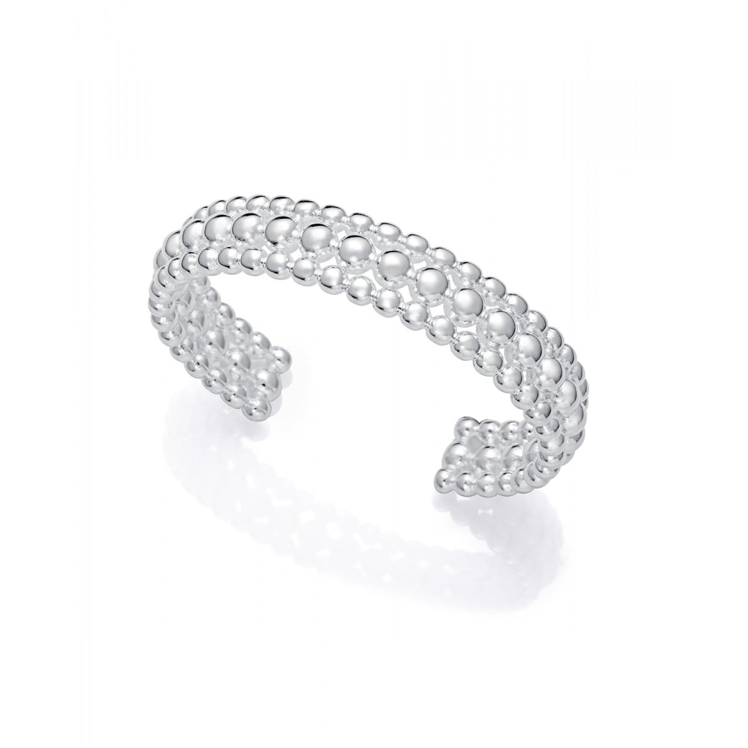 Viceroy Women's Fashion Bracelet 14318P01000 – 999 Silver Plated Steel, Ball Design, Laura Escanes Collection