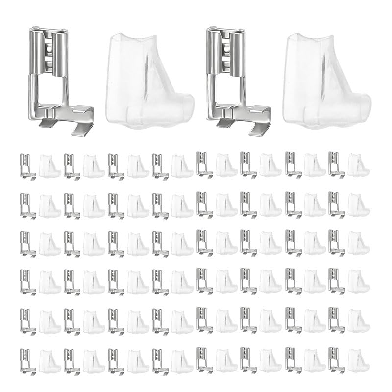 50 Pcs Crimp Terminal Spade Connectors, 4.8mm and 6.3mm 90-Degree Angled Flag Terminals for Equipment Switch, Quad Bike, Scooter, Boat