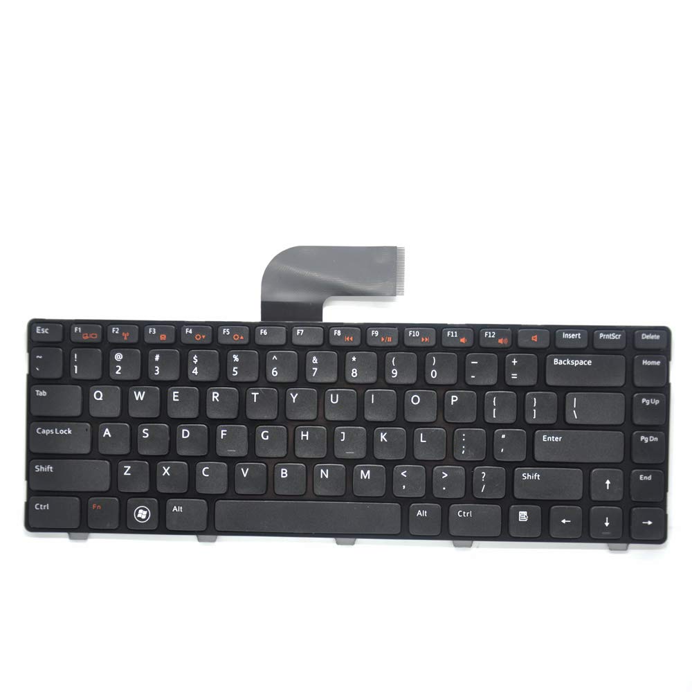 Padarsey Replacement Keyboard Non-Backlit Compatible with Dell INSPIRON 14R N4110 M4110 N4050 M4040 M5040 M5050 N5040 N5050 N4410 M411R VOSTRO 3450 3550 V3450 XPS X501L x502L Series Black US Layout